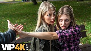 Világos Szőke csábító Zlata Shine megcsalja barátnőjét méretes faszos főnökkel